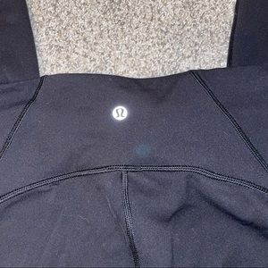 Black Mesh Lululemon Leggings